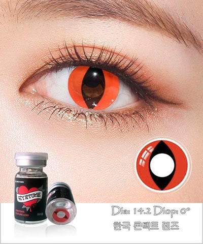 Lens Cosplay EyeTume - RED - màu đỏ