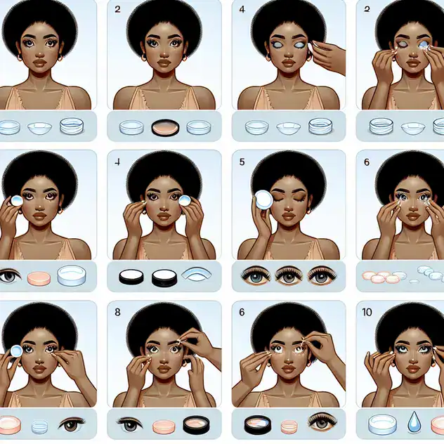 Nên đeo lens trước hay sau khi trang điểm?