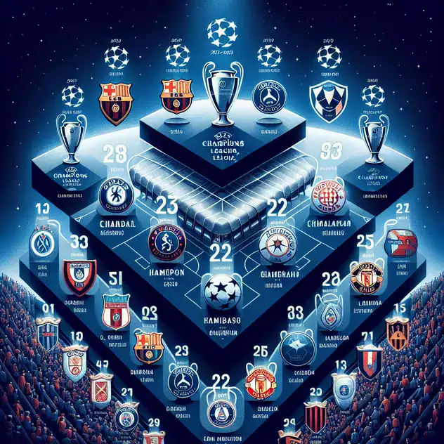 Cập nhật thứ hạng UEFA Champions League mùa giải 2025-2026