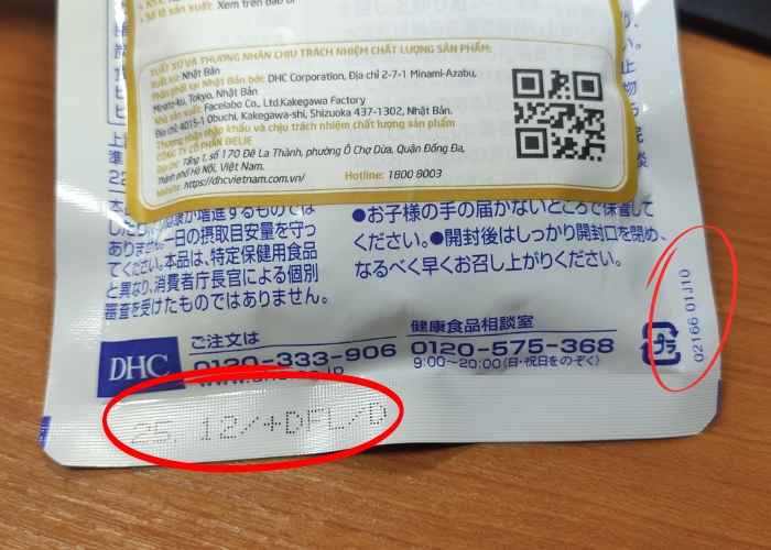 [Giải mã] Cách Xem Hạn Sử Dụng Của Viên Uống DHC