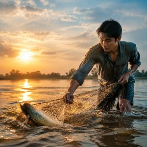 Mơ đi bắt cá đánh con gì