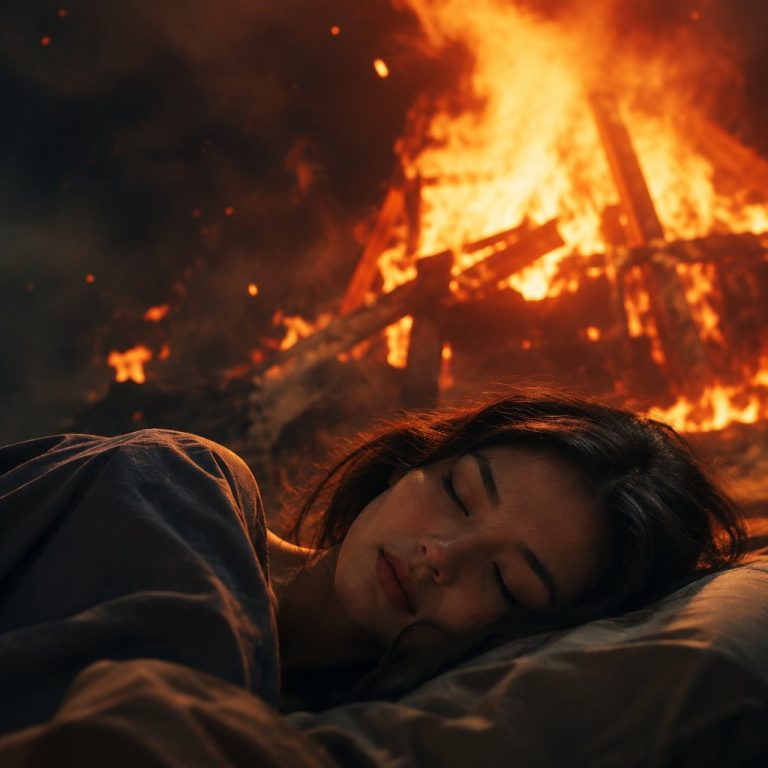 nằm mơ thấy lửa cháy